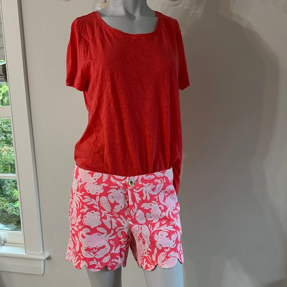 Lilly Pulitzer buttercup stretch shorts: size 4 and an 8 NWT retails$74 🦀 - Picture 7 of 7